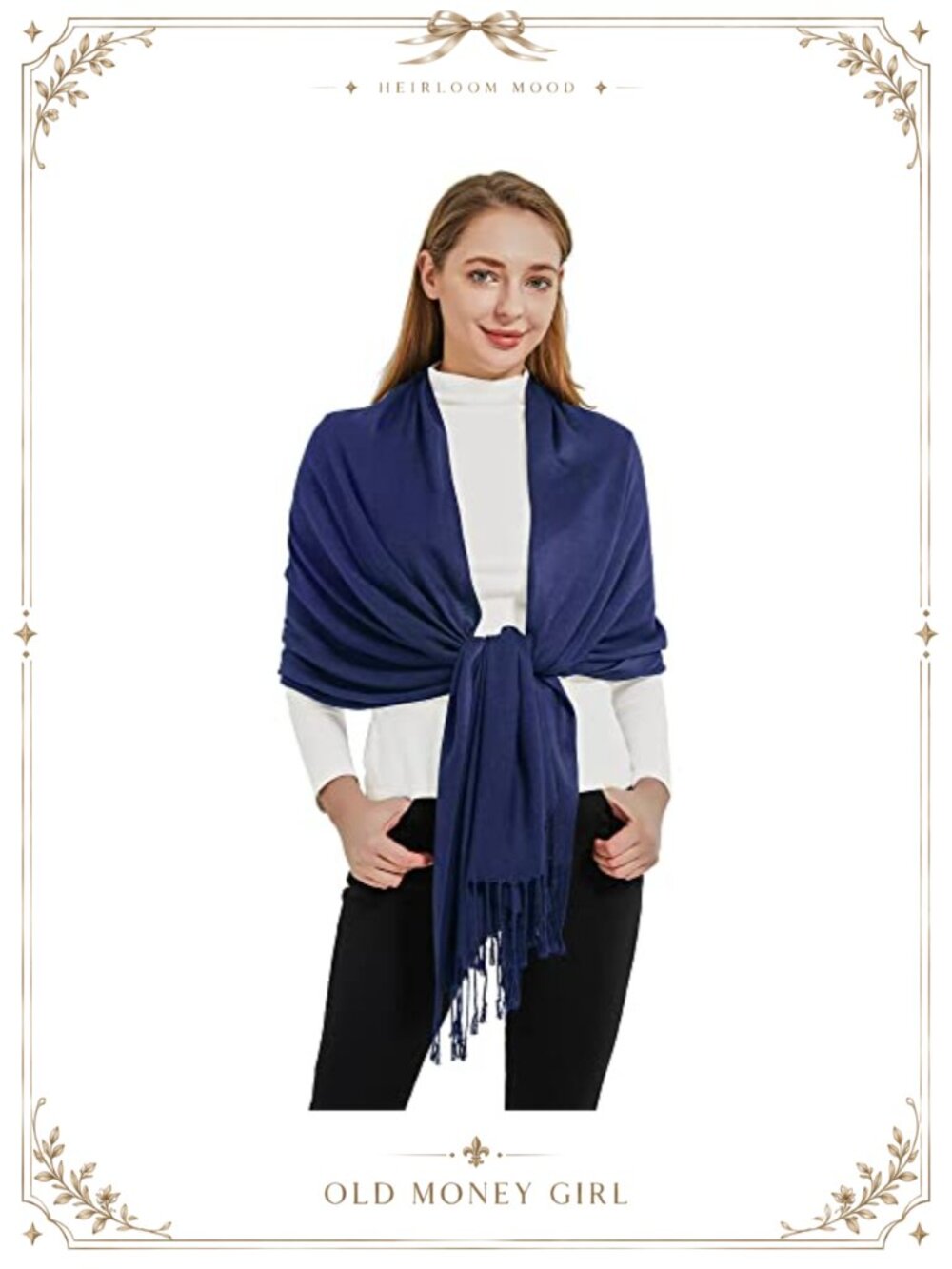 Pashmina Silk Blend Shawl Wrap Soft Silky Evening Wedding Scarf